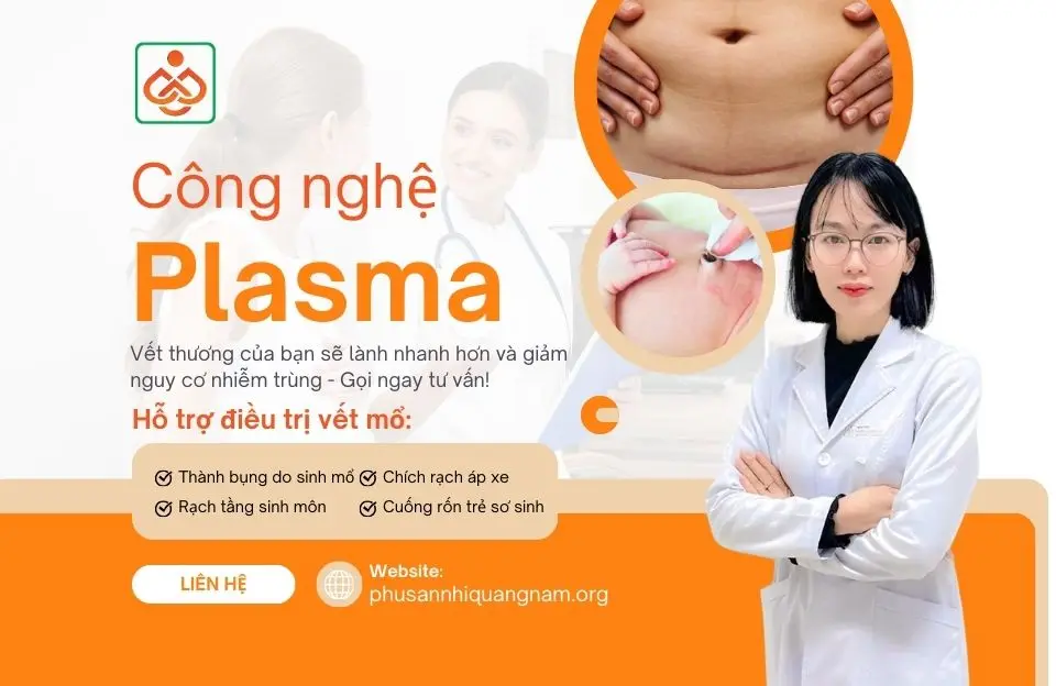 Chiếu tia Plasma vết cuống rốn trẻ sơ sinh